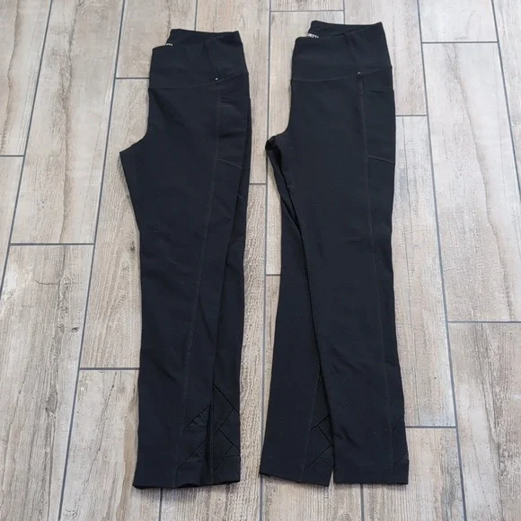 Set of 4 Mondetta Leggings with Pockets and Crisscrossed Detailing - Picture 10 of 10